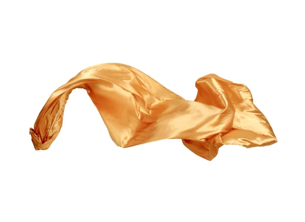 Гладкий элегантный золотой атлас — стоковое фото
