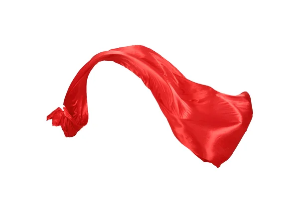 Smooth elegant red satin — Stock Photo, Image