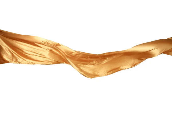 Elegante raso dorato liscio — Foto Stock