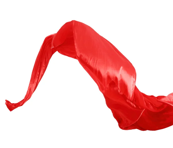 Гладкий елегантний червоний атлас — стокове фото