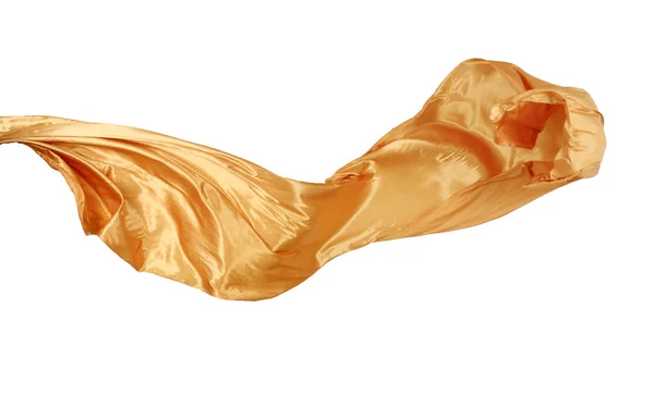 Liso elegante cetim dourado — Fotografia de Stock