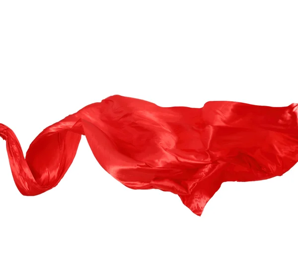 Ομαλή κομψό κόκκινο σατέν — Φωτογραφία Αρχείου
