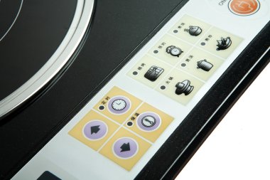 Modern induction stove clipart