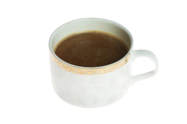 Tasse à café sur fond blanc — Photo