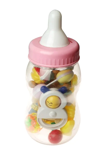 Baby's feeding bottle — Stock Photo, Image