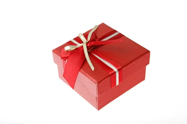 Cutie cadou roșu — Fotografie, imagine de stoc