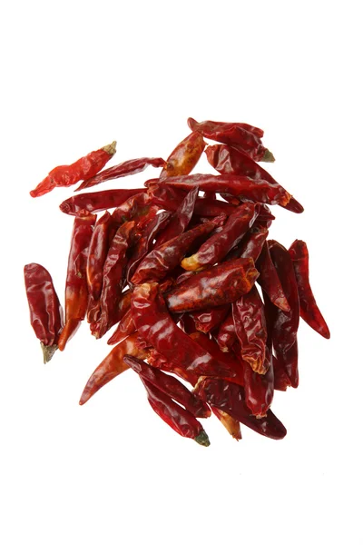 Hög med röd chili — Stockfoto