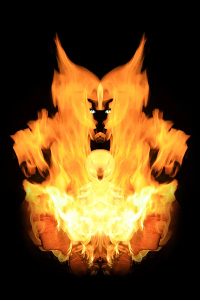 Burning fire — Stock Photo, Image