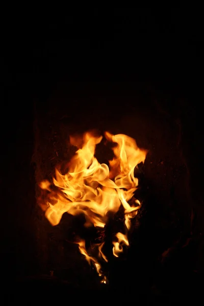 Tűz, a kályha stock fotó — Stock Fotó