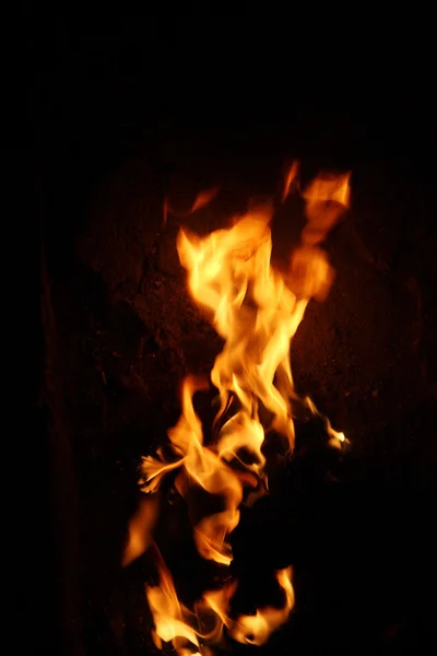 Soba stok fotoğraf içinde ateş — Stok fotoğraf