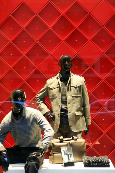 Men's clothing on shop mannequin — Stock Photo, Image
