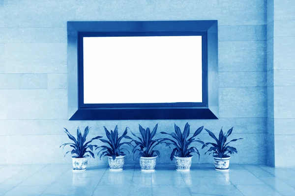 Pot and TV — Stock Photo, Image