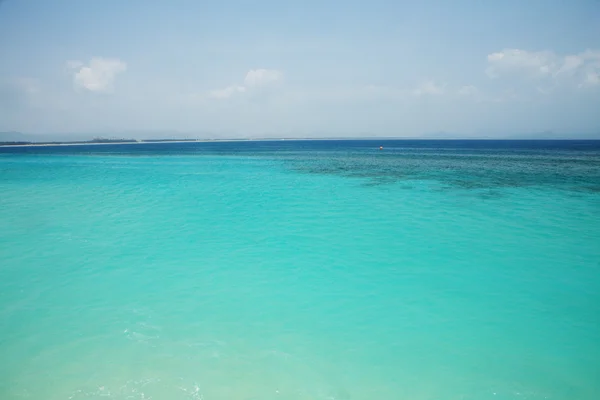 Kum plaj sanya deniz — Stok fotoğraf