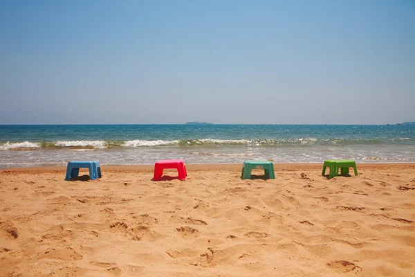 Plażę i ocean pejzaż — Zdjęcie stockowe
