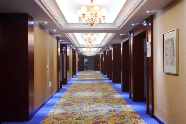 Hotelkorridor — Stockfoto