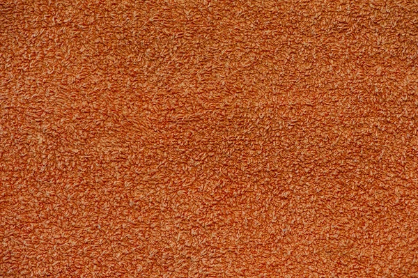 オレンジ色のタオルのテクスチャ — ストック写真