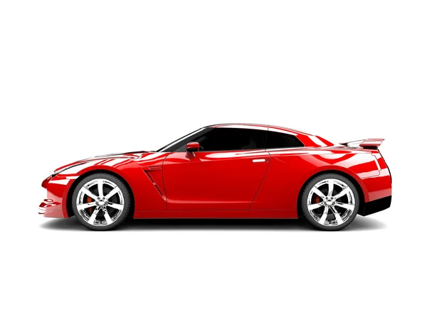 Röd bil — Stockfoto