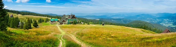 Zelené hory panorama — Stock fotografie