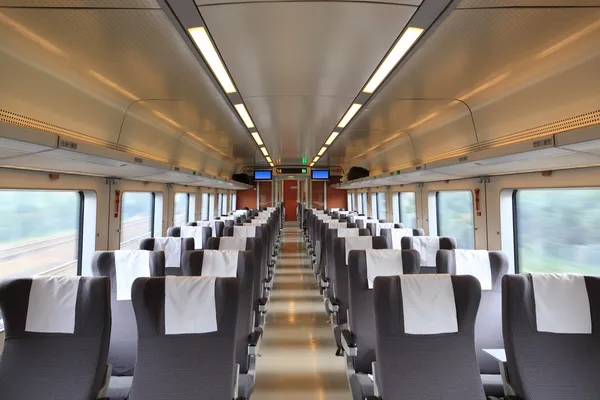 Inside the train compartment — Stock Photo, Image