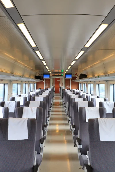 High speed train interior — Stock Photo, Image