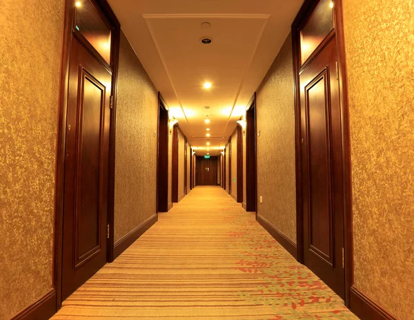 Otel koridorunda — Stok fotoğraf