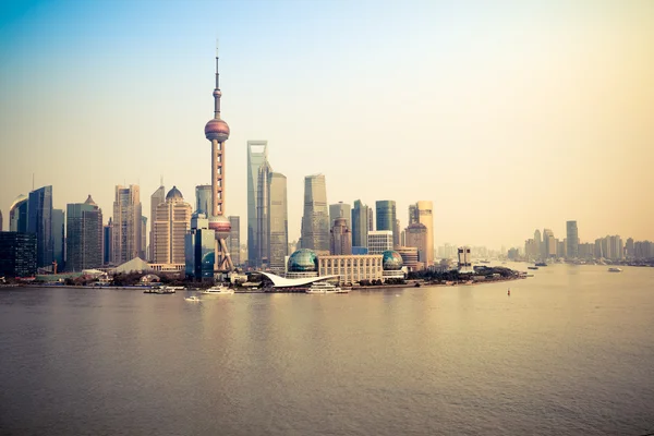 Shanghai alkonyatkor — Stock Fotó
