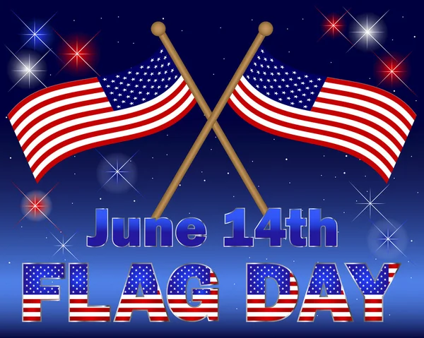 Flag Day background. — Stock Vector