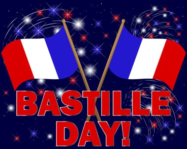 Bastille Day background. clipart