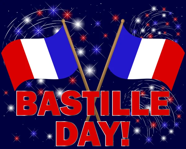 Bastille Day background. — Stock Vector