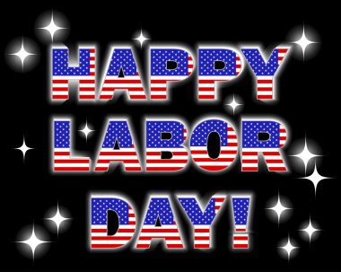 Labor Day background. clipart