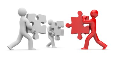 Partnership or leadership clipart