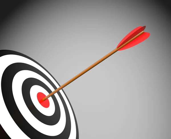 Target with arrow — Stock Photo, Image