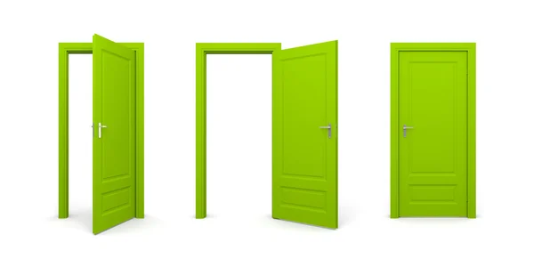 Door in various position — Stock Photo, Image