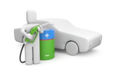 Electric vehicle clipart