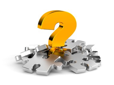 Question and puzzles clipart