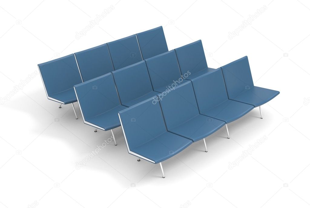 Empty isolated seats