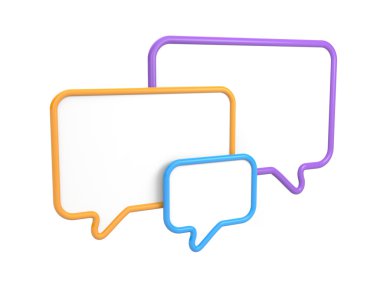 Speech bubbles clipart