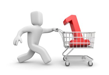 Number one shopper clipart