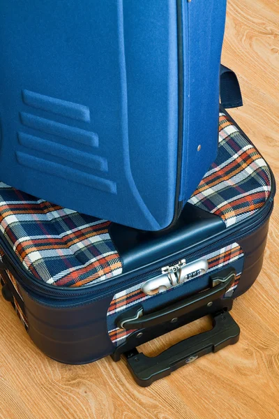 stock image Details of travel suitcase