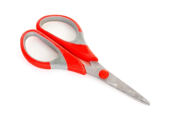 One scissors over white — Stock Photo, Image