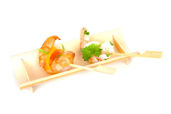 Little prawn snacks — Stock Photo, Image