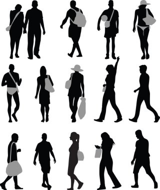 silhouette vector clipart