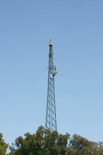 Turm im Netzbau — Stockfoto
