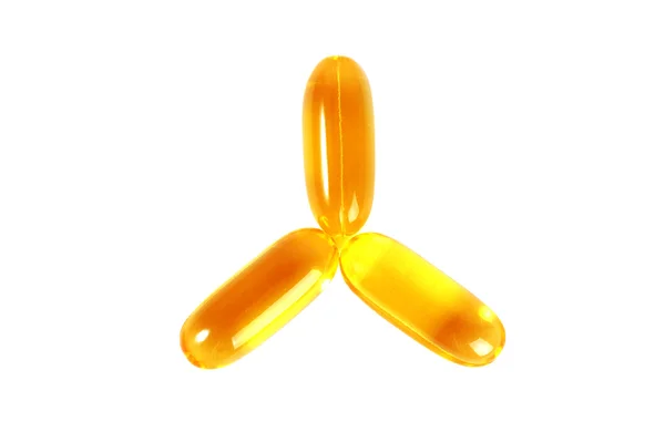 Tobolky přípravku Cod liver oil omega 3 gel — Stock fotografie