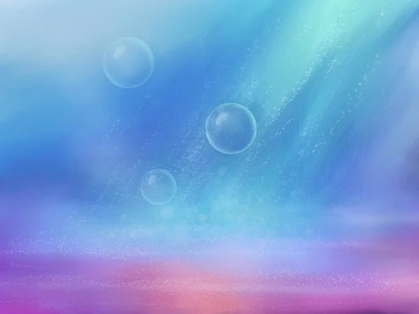 Blue bubble background — Stock Photo, Image
