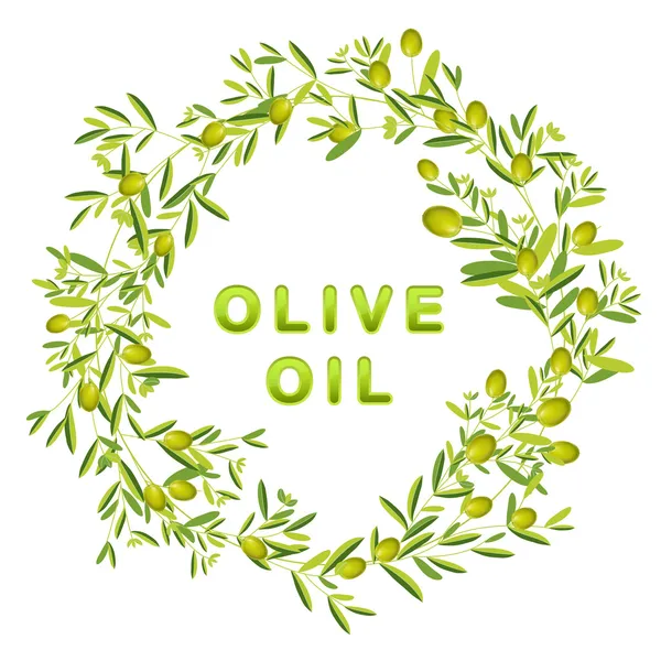 stock vector Olive Wreath