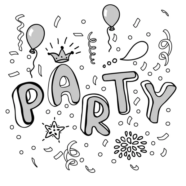 Party poster — Stock Vector