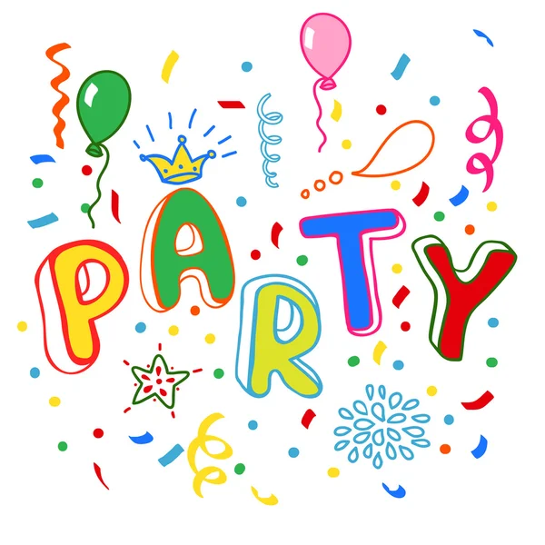 Party poster — Stock Vector