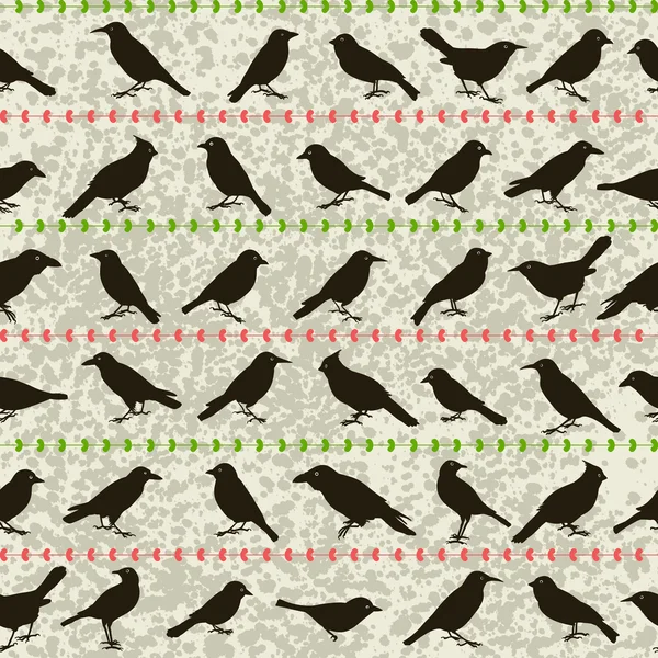 Птицы фон — стоковый вектор