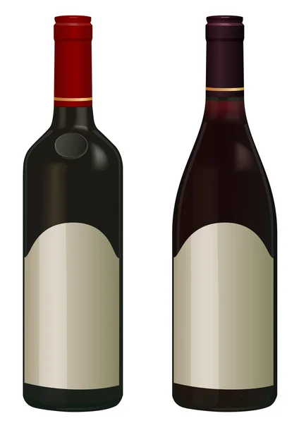 Stock vector Wine bottle